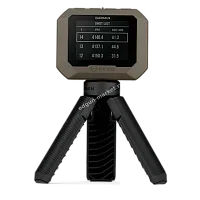 Garmin Xero C1 Pro на треноге: на экране список последних выстрелов