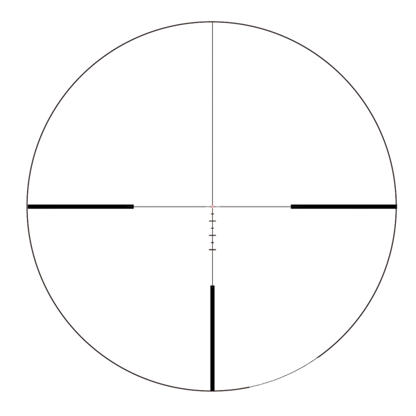 Прицельная сетка в поле зрения оптического прицела Vector Optics Continental x6 1-6x24i SFP Tactical Fiber