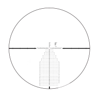 Прицельная сетка в поле зрения оптического прицела Vector Optics Continental x6 4-24x56 FFP VEC-MBR 34mm