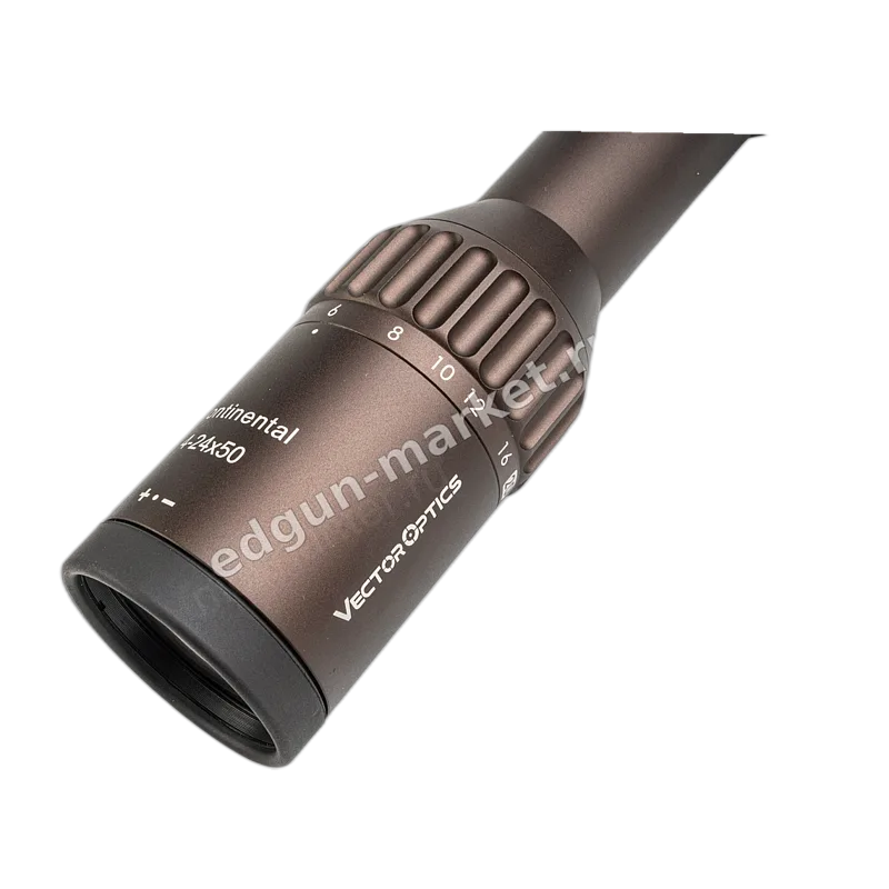 Маркировка Continental 4-24x50 на корпусе Coyote FDE вблизи