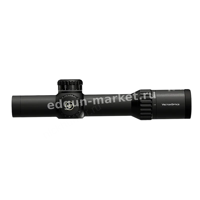 Профиль трубы сбоку оптического прицела Vector Optics Continental x10 1-10x28 ED FFP VET-RAR