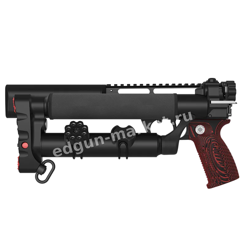 EDgun Леший 2 с обечайкой без оптики, вид слева