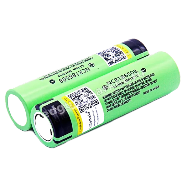 Вид сбоку на корпус: аккумулятор 18650 LiitoKala Li-ion 3.7В 3400mAh до 10А