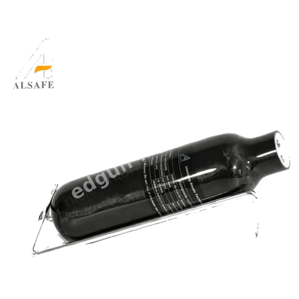 Колба Alsafe 0,22 л с паспортной наклейкой, снятая под углом
