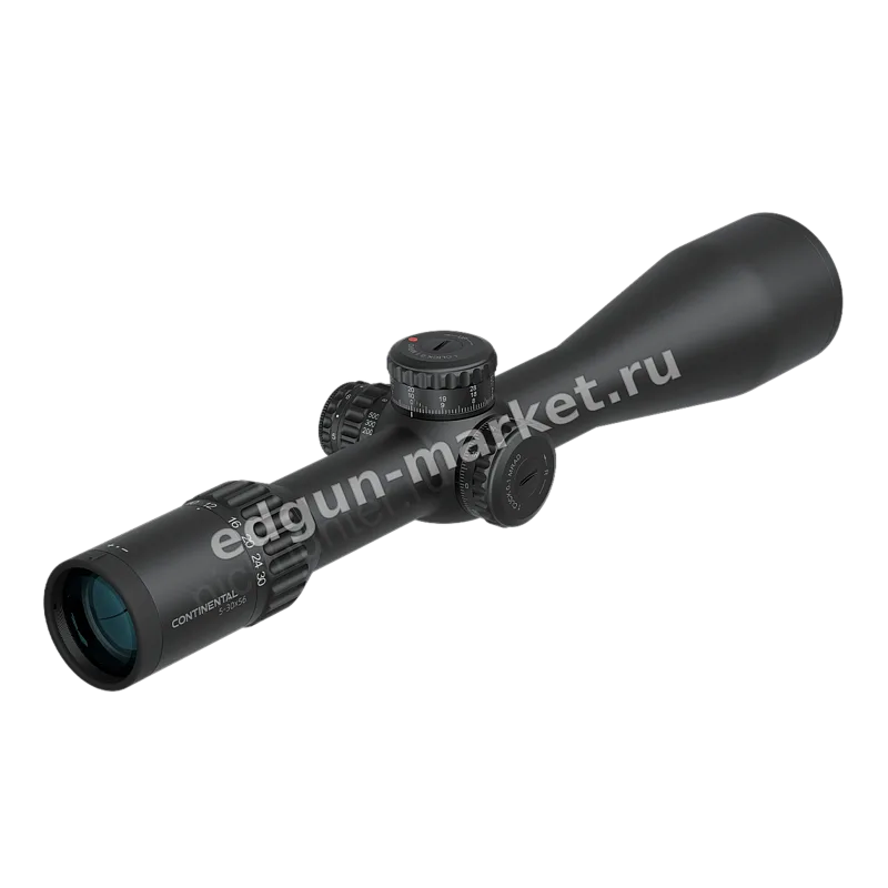 Профиль трубы сбоку оптического прицела Vector Optics Continental x6 5-30x56 VCT FFP 34mm
