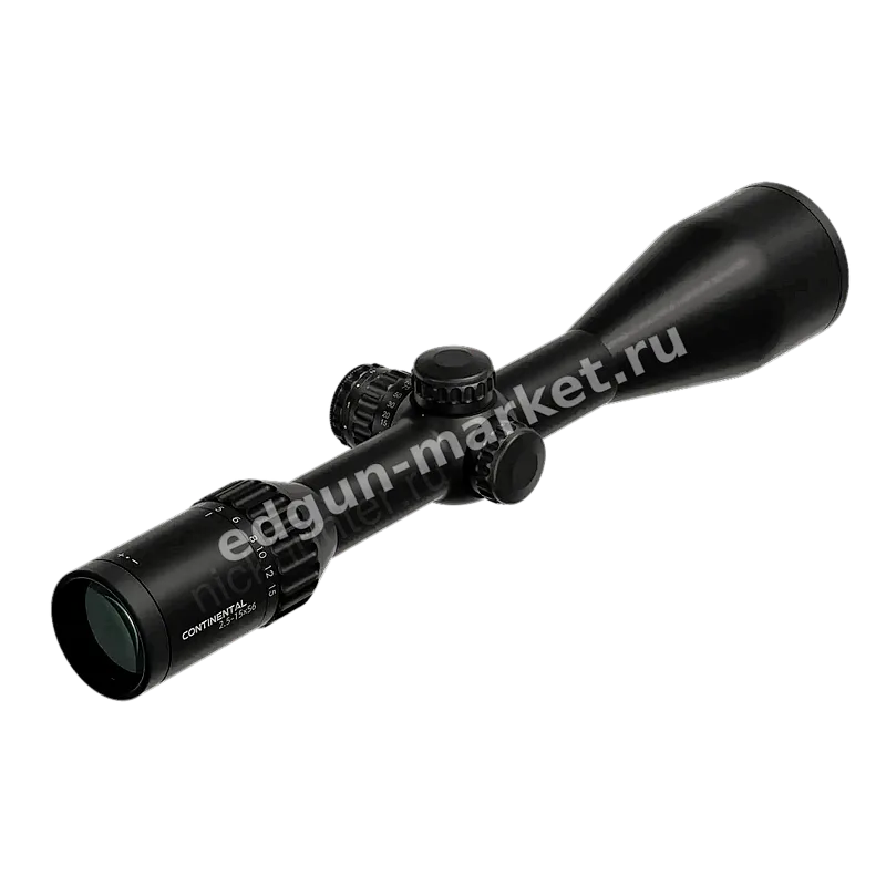 Профиль трубы сбоку оптического прицела Vector Optics Continental x6 2.5-15x56 G4