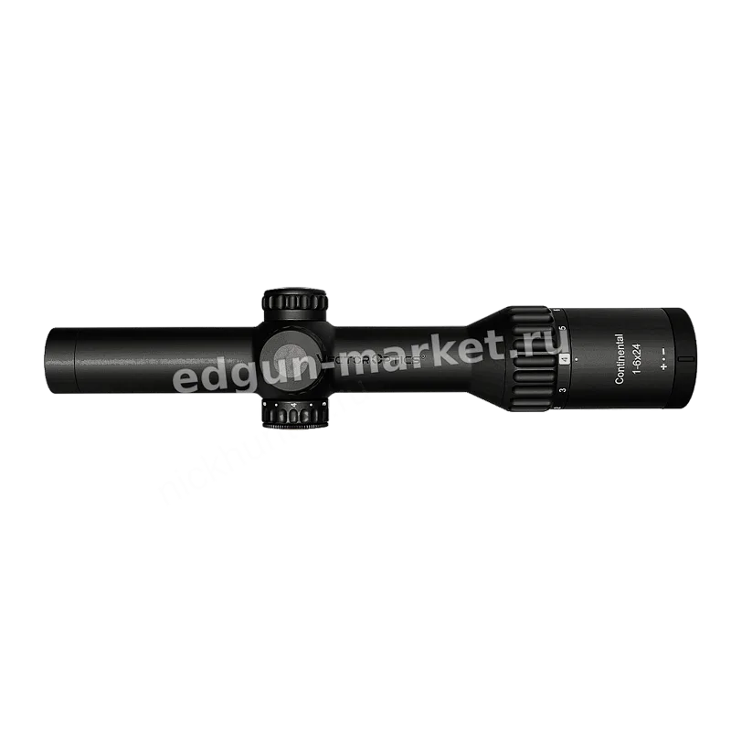 Профиль трубы сбоку оптического прицела Vector Optics Continental x6 1-6x24 LPVO