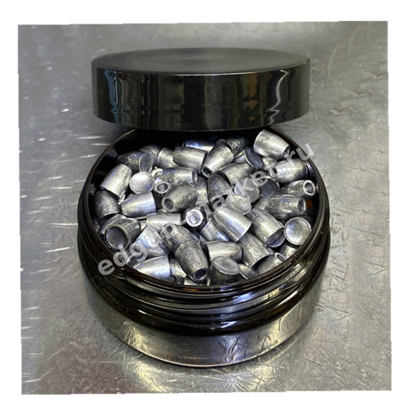 Банка XF Slug 6.35 мм 2.18 г без крышки, слаги видны сверху