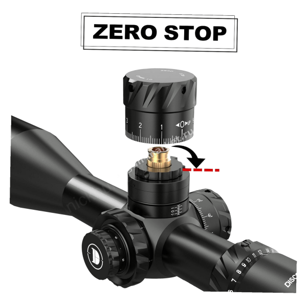 Механизм Zero Stop Discovery HD GEN2 5-30x56 — барабан приподнят